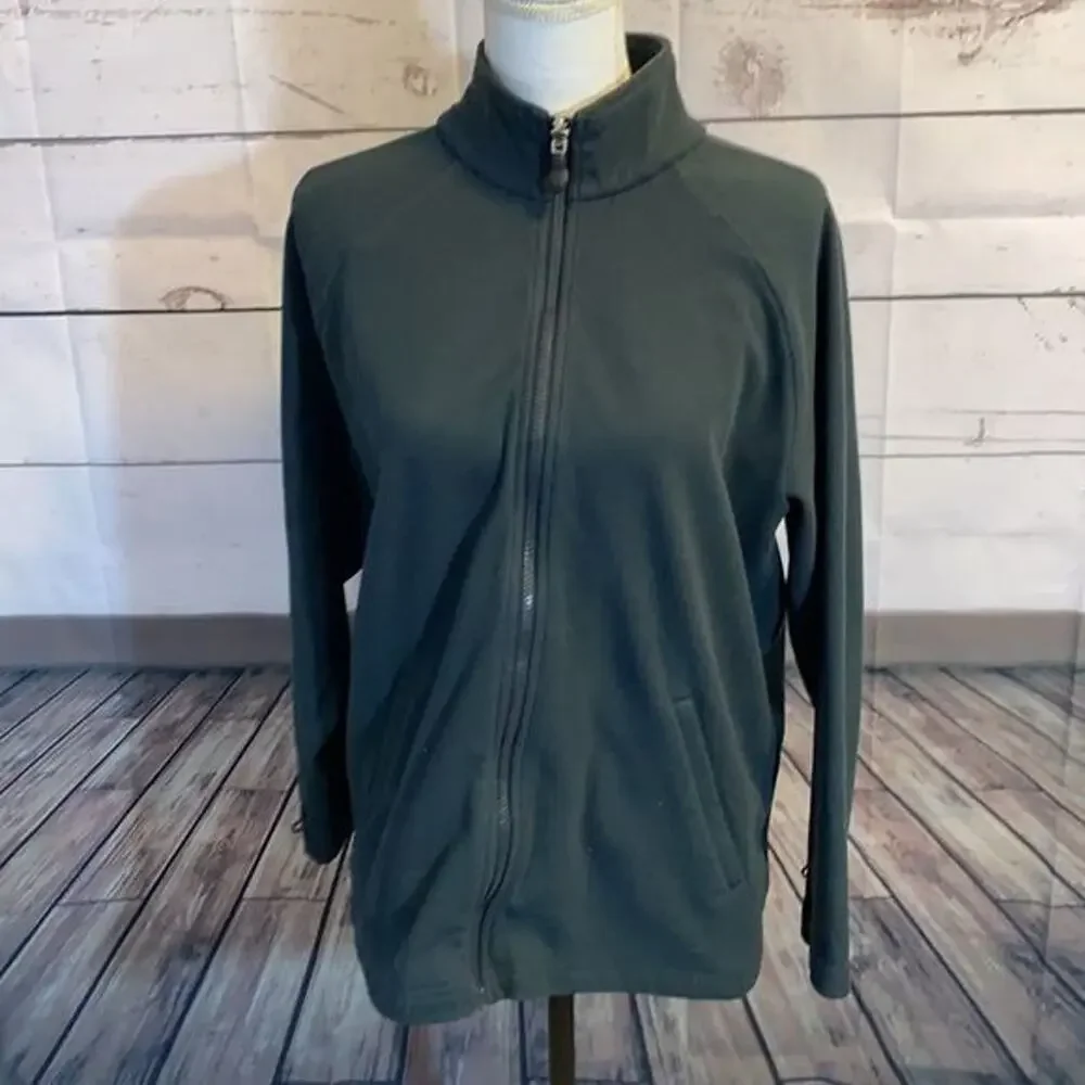 Under Armour Sweatshirt Youth XL Gray cold gear full zip fleece YXL Soft Stretch